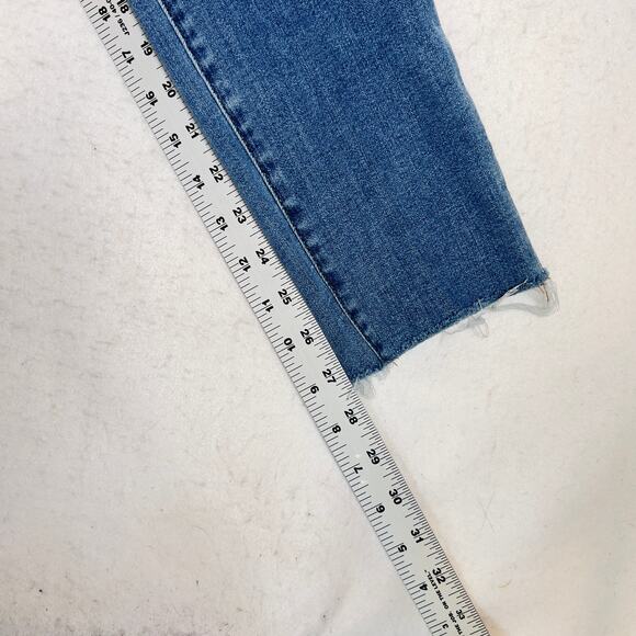 Madewell 10" Roadtripper Jeans Style # MD518 Woman's 27 Skinny High Rise Stretch - Picture 6 of 16